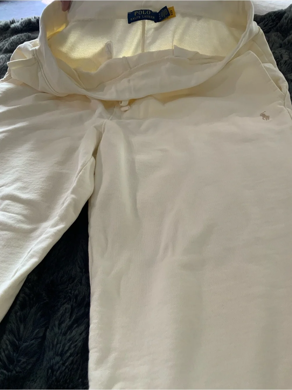 Polo by Ralph Lauren Cream Men's Sweatpants Joggers